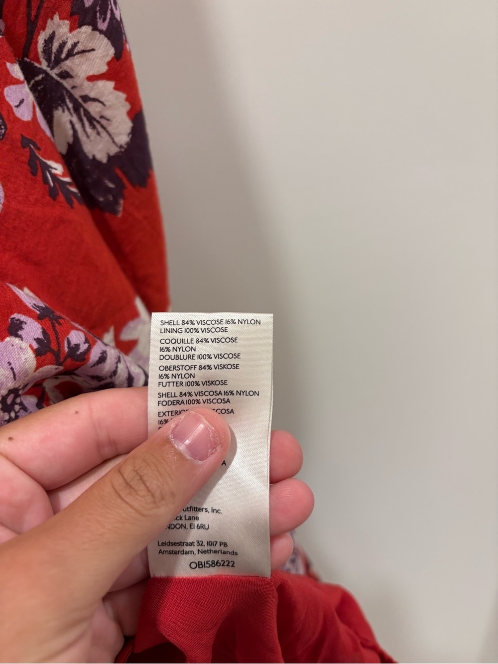 NWT Maeve by Anthropologie Red Floral Dress Size 2 - Picture 7 of 10
